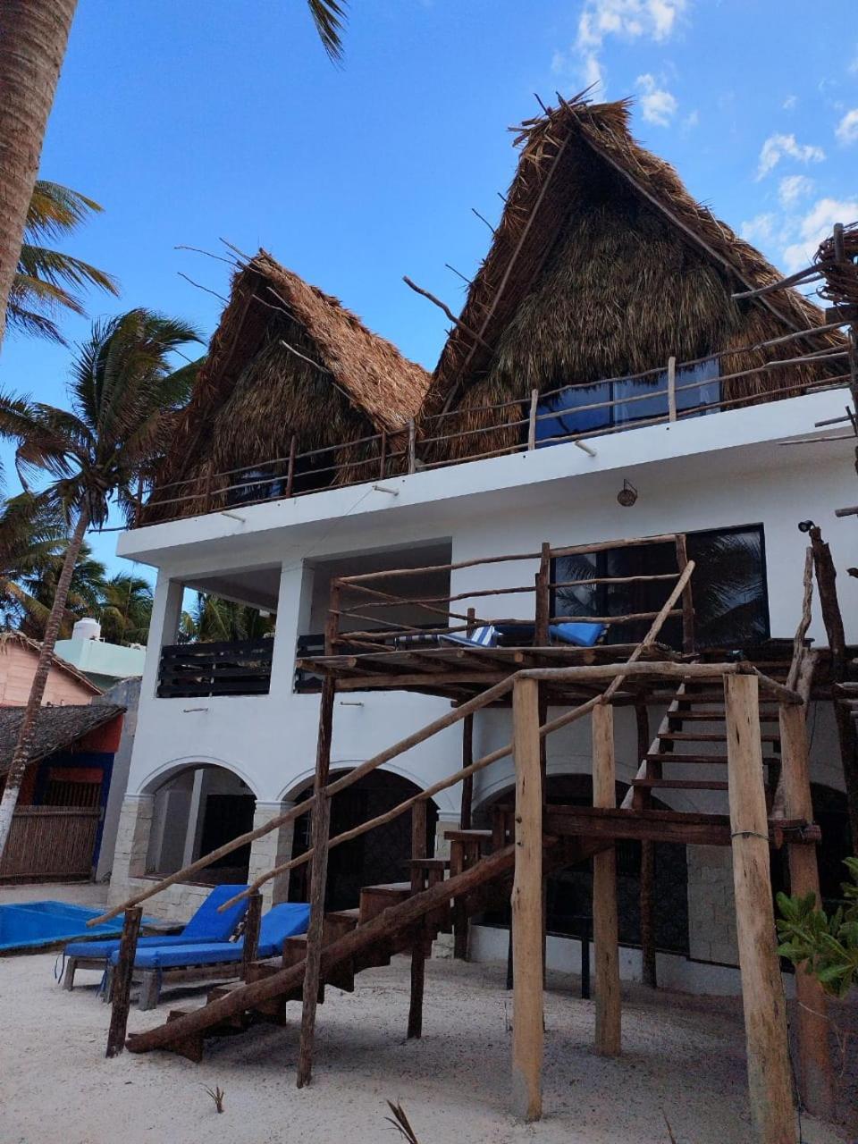 Casa Mate Beachfront Houses El Cuyo Extérieur photo